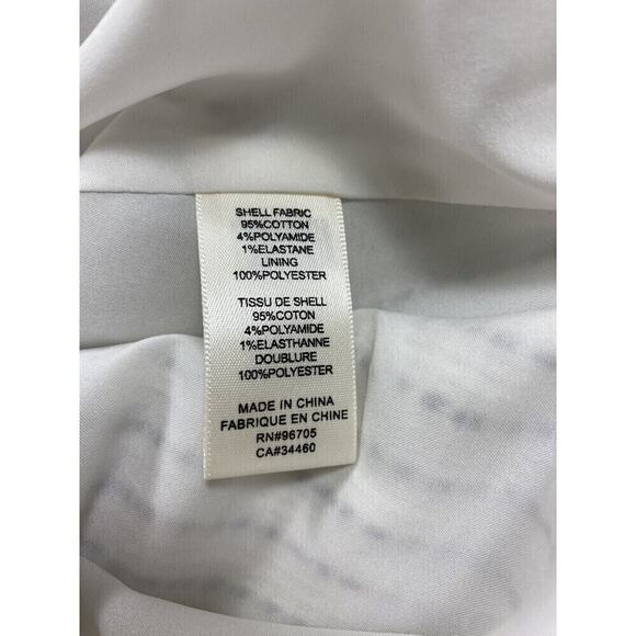 Rebecca Taylor Tweed Mini Dress White Black Size 6 Fringe Short Sleeve Lined - Picture 6 of 15